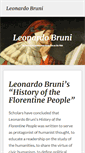 Mobile Screenshot of leonardobruni.com